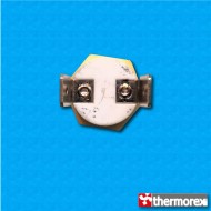 Thermostat TK24 90°C - Normally closed contacts - Terminaux vertical - Fixation avec vis M4 - Corps en ceramique
