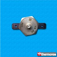 Thermostat TK24 at 180°C - Normally closed contacts - Horizontal terminals - With M4 screw - Ceramic body