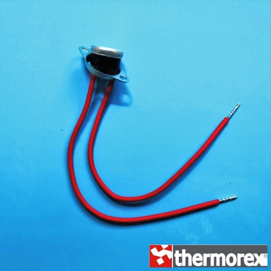 Thermostat TK32 at 80°C - Manual reset - Cables 150/150 mm - With round clip