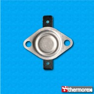 Thermostat TK32 at 115°C - Manual reset - Horizontal terminals - With fixed clip