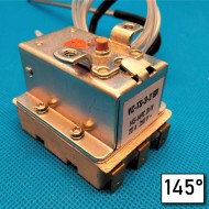 Thermostat a bulbè - 145°C - Reset manuel - 3 Poles - Mesures de bulbè 4x135 mm - Courant nominal 20A/250V