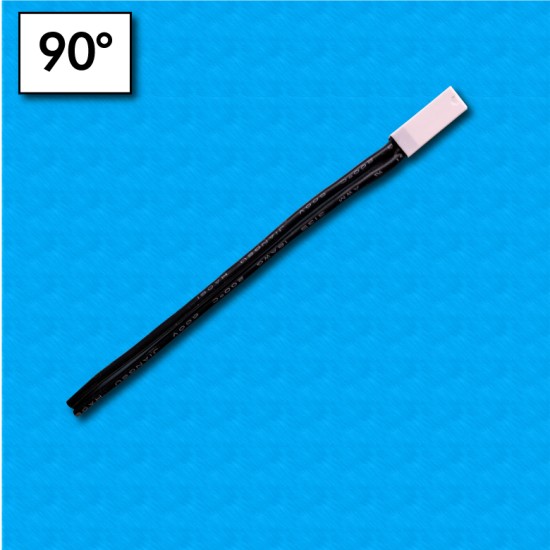 Thermal protector TB11 - Temperature 90°C - Cables 100/100 mm - Rated current 11A
