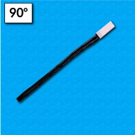 Thermal protector TB11 - Temperature 90°C - Cables 100/100 mm - Rated current 11A