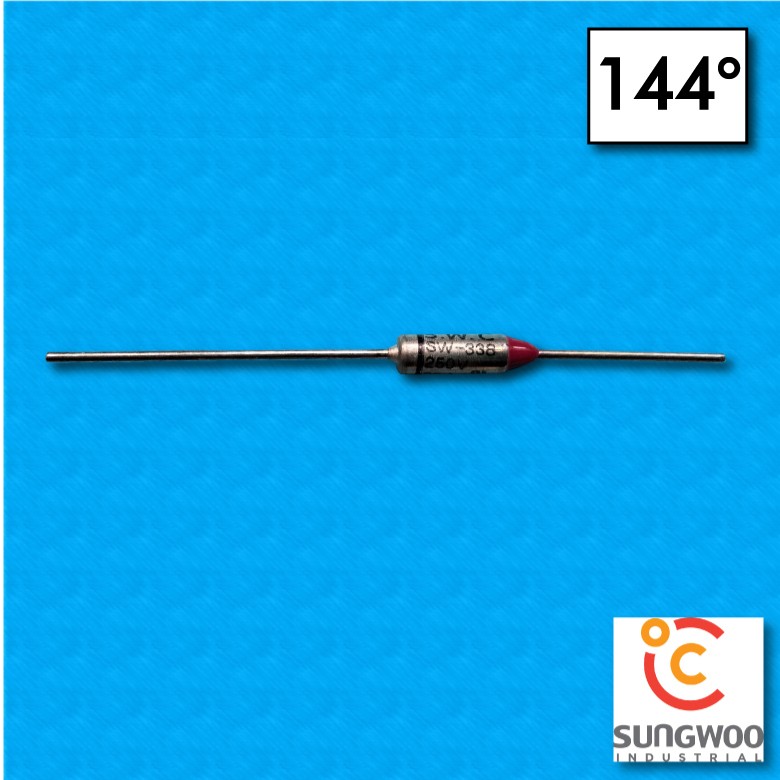 Termofusibile SUNG WOO tipo SW3 - Temperatura 144°C - Cabos 35x20 mm - Corriente nominal 20A