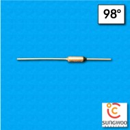 Thermofusible SUNG WOO type SW1 - Temperature 98°C - Cables 35x18 mm - Courant nominal 10/15A