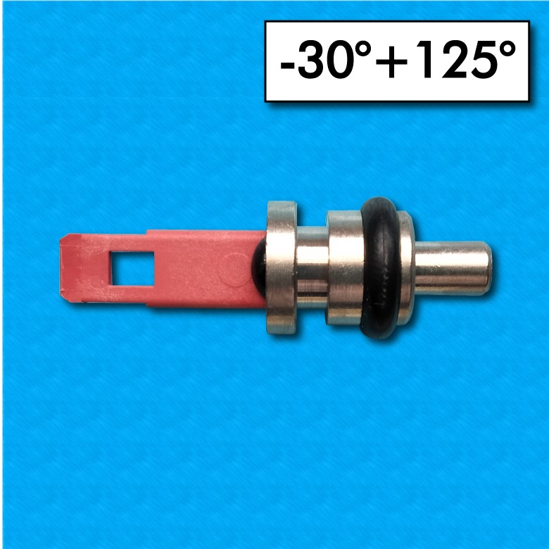 Sonde NTC pour chaudières type JTR02 - Range -30°/+125°C - Compatibile Immergas (rouge)