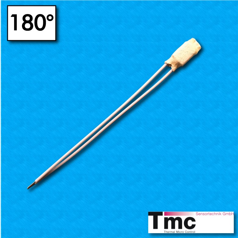 Thermal protector C1B - Temperature 180°C - FEP cables 100/100 mm - Rated current 2,5A