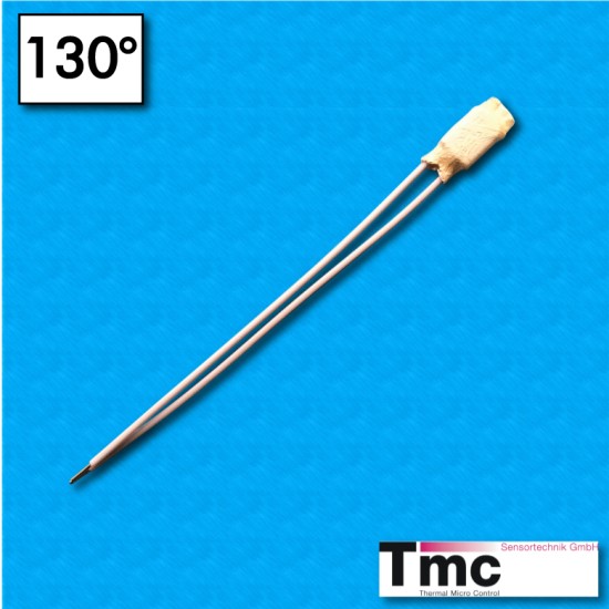 Thermal protector C4B - Temp.130°C - Betatherm cables 100/100 mm - Rated current 2,5A - Suitable for vacuum impregnation