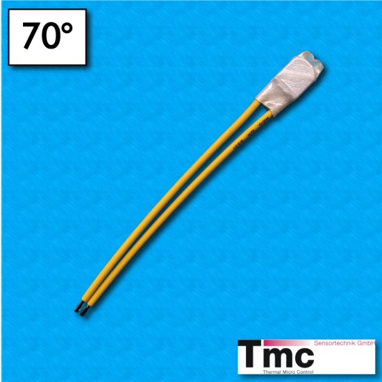 Thermal protector G4 - Temperature 70°C - Radox cables 100/100 mm - Rated current 16A