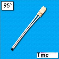 Thermal protector G4 - Temperature 95°C - Radox cables 100/100 mm - Rated current 16A