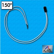 Thermal protector AM01 - Temperature 150°C - Cables 300/300 mm - Rated current 2,5A - White cables
