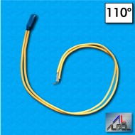 Thermal protector AM03 - Temperature 110°C - Cables 300/300 mm - Rated current 2,5A