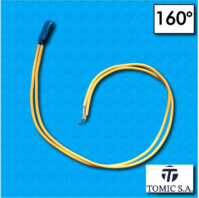 Thermal protector AM03 - Temperature 160°C - Cables 300/300 - Rated current 2,5A