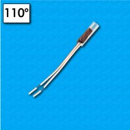 Protector termico BW-A1D - Temperatura 110°C - Cables 70/70 mm - Corriente nominal 5A