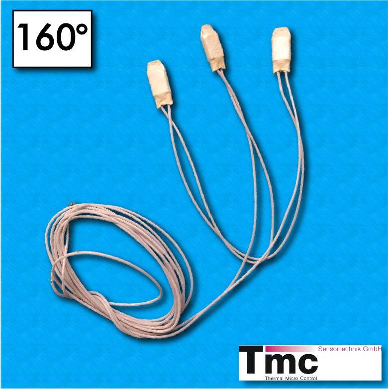 Thermal protector C1B, temperature 160°C, Radox cables 1000/185/185/1000 mm, rated current 2,5A