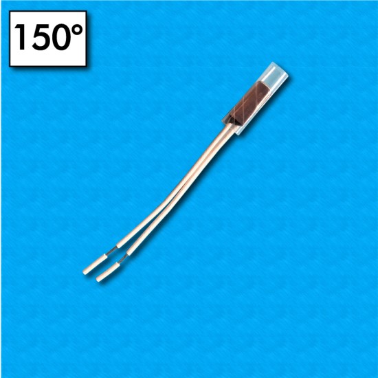 Protettore termico BW-A1D - Temperatura 150°C - Cavetti 70/70 mm - Portata 5A