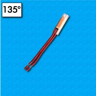 Thermal protector BW-A1D - Temperature 135°C - Cables 60/60 mm - Rated current 5A