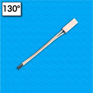 Thermal protector ST22 - Temperature 130°C - Cables 70/70 mm - Rated current 7A
