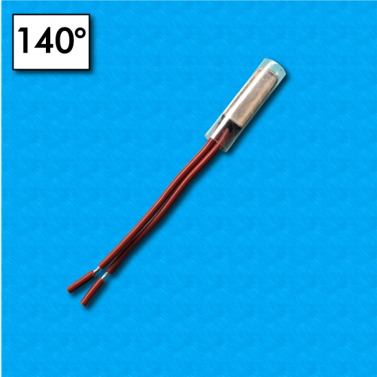 Thermal protector KW-E - Temperature 140°C - Cables 70/70 mm - Rated current 5A - With ATEX certificate (EN 60079-15)