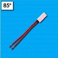 Thermal protector H20 - Temperature 85°C - Cables 70/70 mm - Rated current 10A
