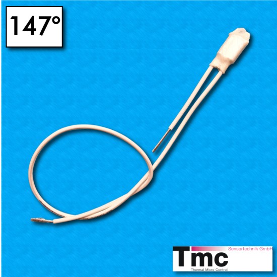 Protecteur thermique C8B - Temperature 147°C - Cables Radox 80/280 mm - Courant nominal 6,3A