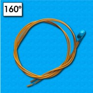 Protecteur thermique ST01 - Temperature 160°C - Cables 450/450 mm - Courant nominal 5A