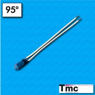 Protecteur thermique R8- Temperature 95°C - Rearmement electrique - Cables Radox 100/100 - Courant nominal 5A