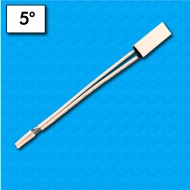 Thermal protector KW-C2 - Temperature 5°C - Cables 70/70 mm - Rated current 5A