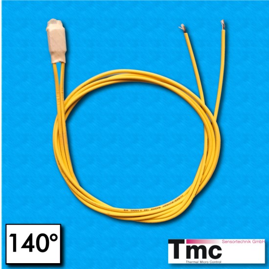 Protecteur thermique C1B - Temperature 140°C - Cables Betatherm 1000/1000 mm - Courant nominal 2,5A