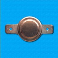 Thermostat KS at 13°C - Normally closed contacts - Horizontal terminals - No Round clip - No Frost