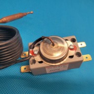 Thermostat a bulbè - 70°C - Reset manuel - 2 Poles - Mesures de bulbè 6x42mm - Courant nominal 20A