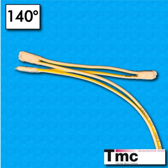 Protector termico C4B - Temperatura 140°C - Cables Vapren 300/100/100/300 mm - Corriente nominal 2,5A