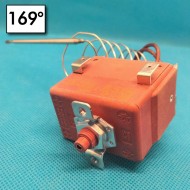 Thermostat a bulbè - Temperature 169°C - Reset manuel - 3 Poles - Mesures de bulbè 4x121 mm - Courant nominal 16A