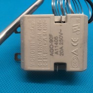 Thermostat a bulbè - 5°/90°C - Reset automatique - 1 Pole (SPDT) - Mesures de bulbè 6x89mm - Courant nominal 20A