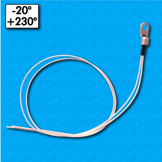 Thermal probe STTW01 - Temperature range -20°/+230°C - Cables 390/390mm - Beta 4300 - Body in epoxy resin