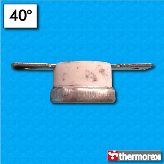 Termostato TK24 a 40°C - Contatti normalmente aperti - Senza fissaggio - Corpo ceramico