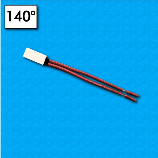 Protector termico BW-B2D - Temperatura 140°C - Cables 70/70 mm - Corriente nominal 5A