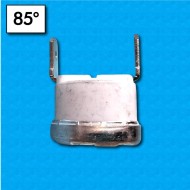 Thermostat KC3 au 85°C - Contacts normalement fermes - Terminaux vertical - Sans bride de fixation - Corps en ceramique