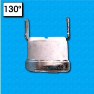 Thermostat KC3 au 130°C - Contacts normalement fermes - Terminaux vertical - Sans bride de fixation - Corps en ceramique