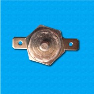Thermostat KSD301 at 110°C - Normally closed contacts - Horizontal terminals - With M4 screw - Rated current 10A
