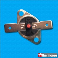 Thermostat TK32 at 95°C - Manual reset - Horizontal terminals - With round clip - High body