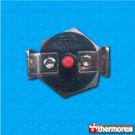 Thermostat TK32 au 165°C - Reset manuelle - Terminaux vertical - Fixation avec vis M4 - Base en aluminium