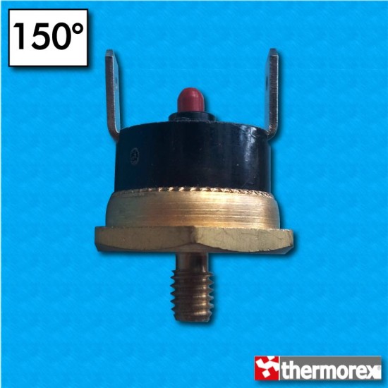 Thermostat TK32 at 150°C - Manual reset - Vertical terminals - With M4 screw - Steel base