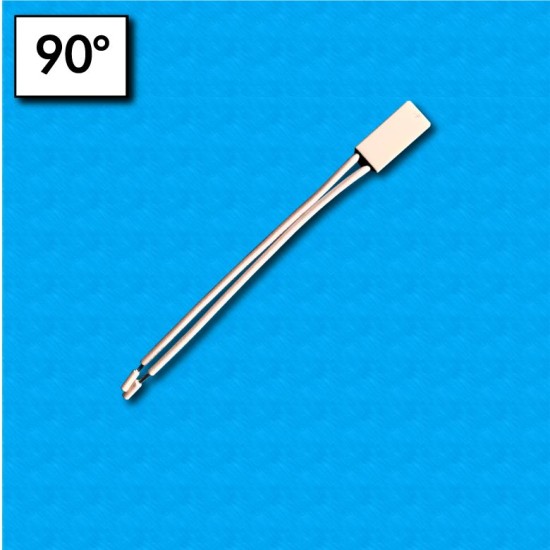 Thermal protector BW-B2D - Temperature 90°C - Cables 70/70 mm - Rated current 5A
