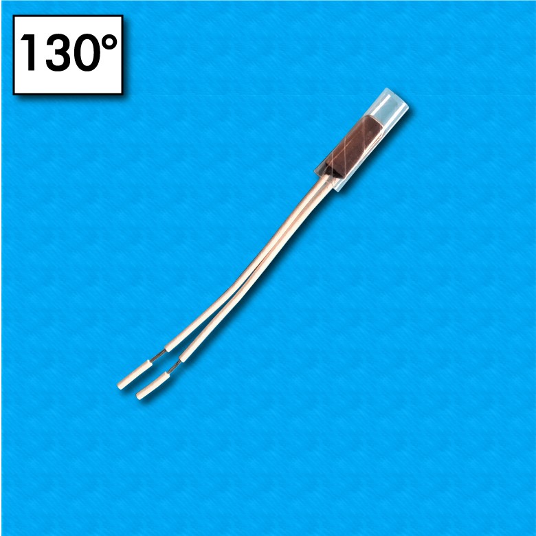 Protettore termico BW-A1D, temperatura 130°C, cavetti 70/70 mm, portata 5A