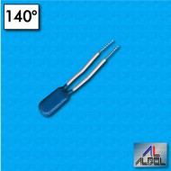 Thermal protector AM05 - Temperature 140°C - Cables 35/35 mm - Rated current 2,5A