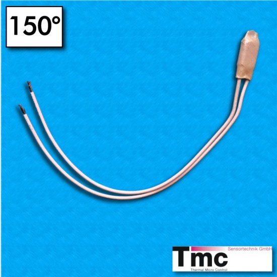Protector termico C4B - Temperatura 150°C - Cables Radox 150/150 mm - Corriente nominal 2,5A