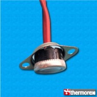 Thermostat TK24 a 50°C - Normally closed contacts - Cables 150/150mm - With round clip