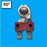 Thermostat TY63 at 90°C - Normally closed contacts - Rated current 10A