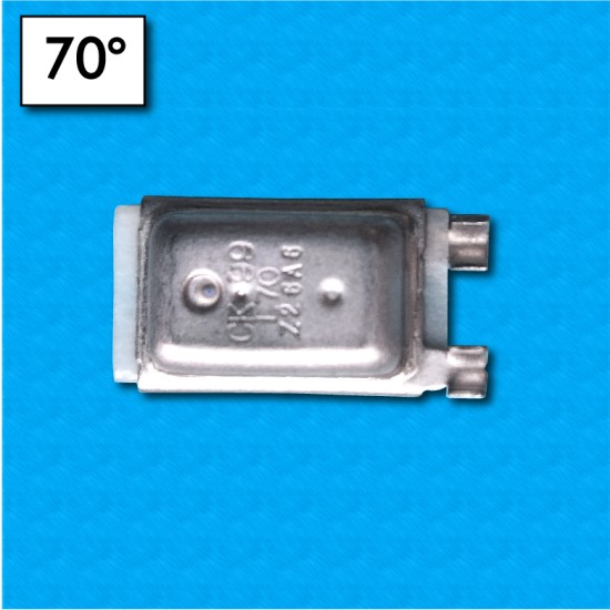 Protecteur thermique CK-99 - Temperature 70°C - Courant nominal 8A